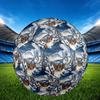 1pc Winter Night Flight Theme Soccer Ball Football, Size 5, Lightweight PVC, Outdoor Training Soccer Ball,Sports Gift t6147
