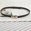 Narrow Pu Fashionable Waist Belt With Elegant Clasp For Outfits In Trendy Colors