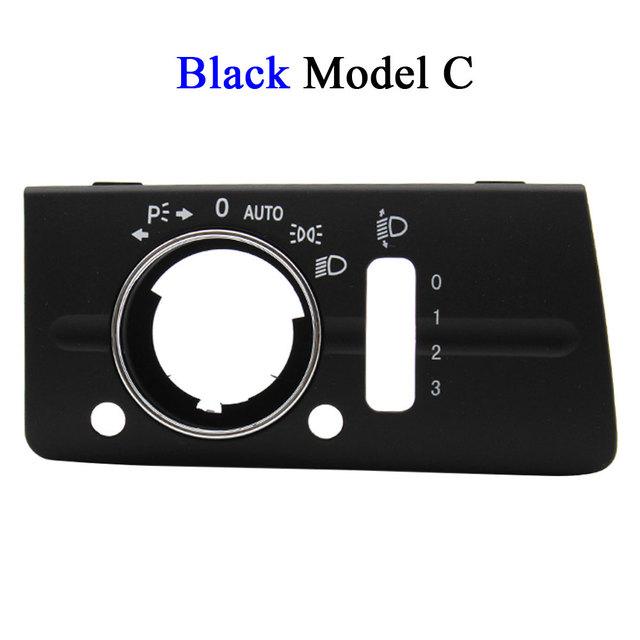 W211 Dashboard Black Beige Headlight Lamp Switch Cover Panel For Mercedes Benz E Class 320 350 550 2003 2004 2005 2006 2007 2008