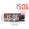 Alarm Clock With Projector Ceiling Projecting Alarm Clock 12/24 H Auto Dimming Display Decoration For Living Room Classroom