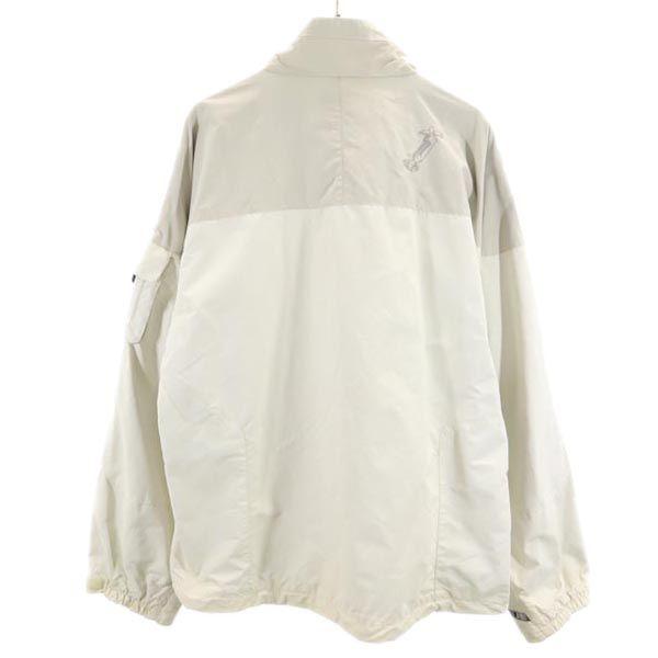 Burton Snow Board Nylon Jacket L Gray X White Mesh Lining Men's Used