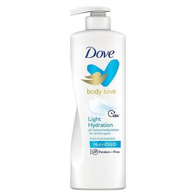 Body Love Leichte Feuchtigkeitspflege Bodylotion Für alle Hauttypen Parabenfrei, 48h Feuchtigkeitspflege mit pflanzlichem Feuchtigkeitsspender, 400ml