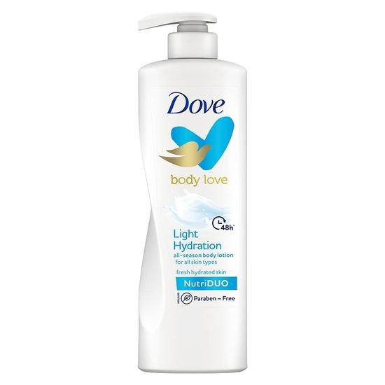 

Dove Body Love Light Hydration Body Lotion For All Skin Types Paraben Free, 48hrs Moisturisation with Plant Based moisturiser, 400ml