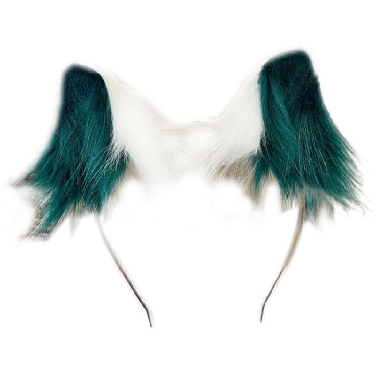 

Handmade Anime Cosplay Props Wolf-Ears Halloween Party Role Playing Headband