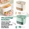 Household Ice Tray Mold Push-type Ice Storage Box With Lid Food Grade One Second Ice Removal