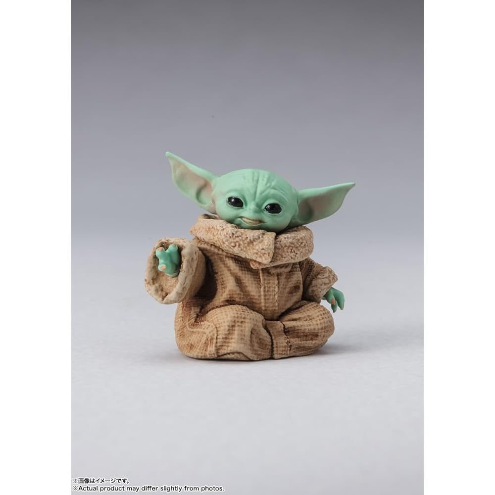 TAMASHII NATIONS S.H. Figuarts Star Wars The Mandalorian & Grogu 150mm Action Figure ABS PVC Fabric Painted