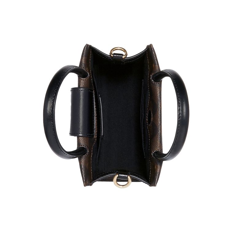 Coach Cally 17 Classic Monogram PVC Music Score Bag Shoulder Crossbody Handbag Mini Women Bags Black Brown 5693-IMAA8