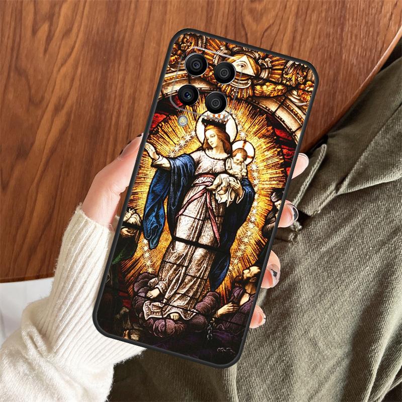 Virgin Mary Christian Case For Samsung Galaxy M12 M32 M52 M35 M55 M15 M11 M13 M14 M06 M16 M36 M56 M31 M53 M34 M54