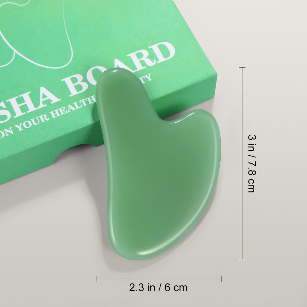 Gua Sha Facial Tools Guasha Tool Gua Sha Glass Manual Massage Sticks for Jawline Sculpting and Puffiness Reducing for Face Body