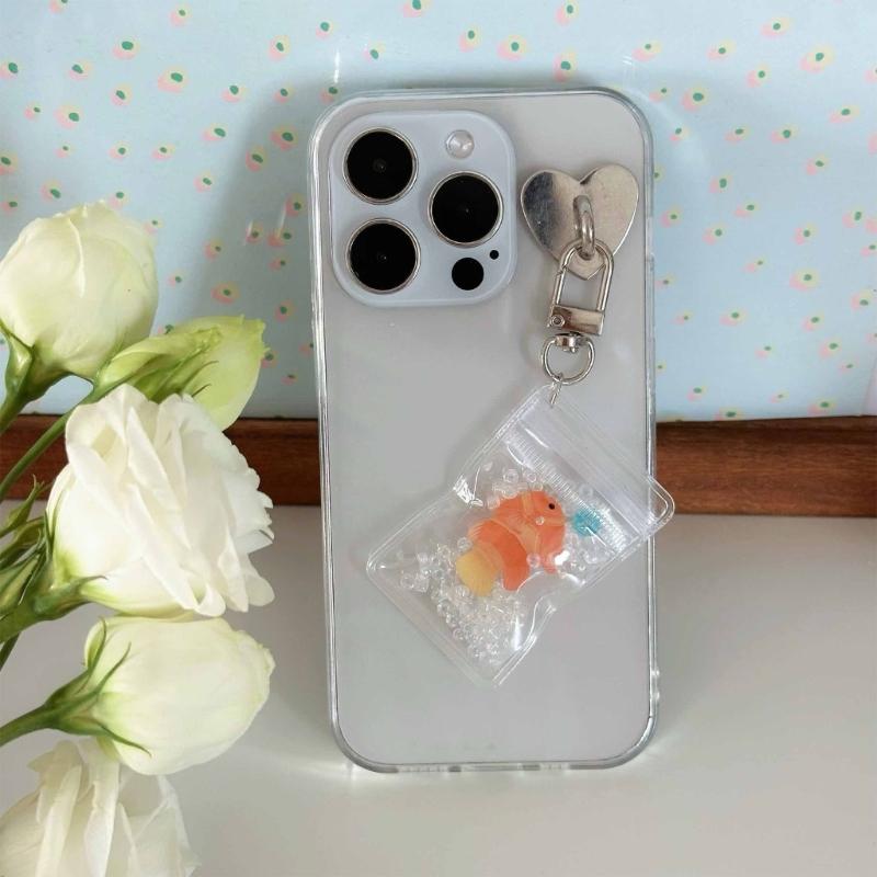 Fashionable Charm Phone Chain Accessory with Elegant Designs and Vibranting Color Portable Keychain Charm Pendant