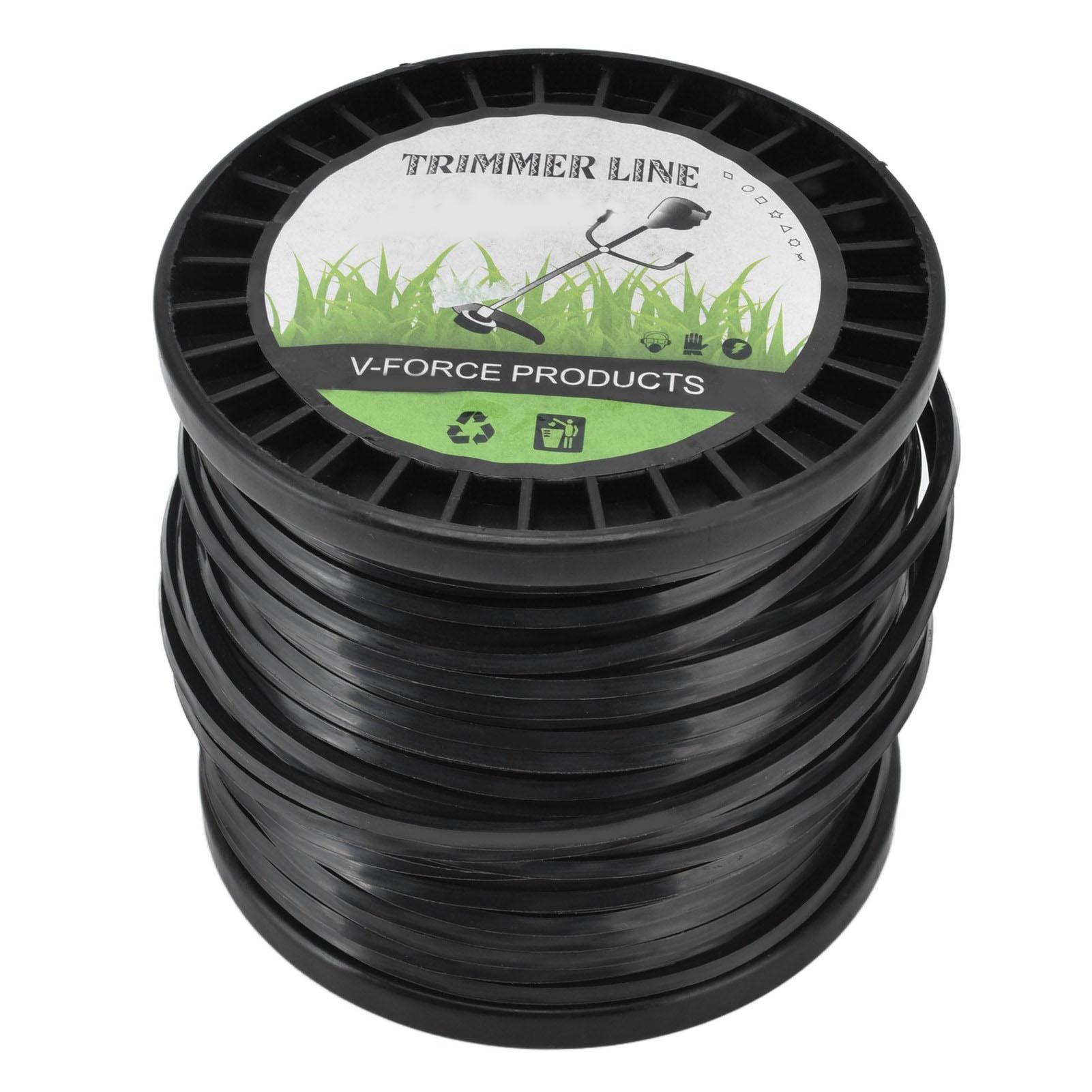 

Round String Trimmer Line for 3.300CMm Black High Cutting Efficiency Trimmer Line for Most Lawn Mowers Farm
