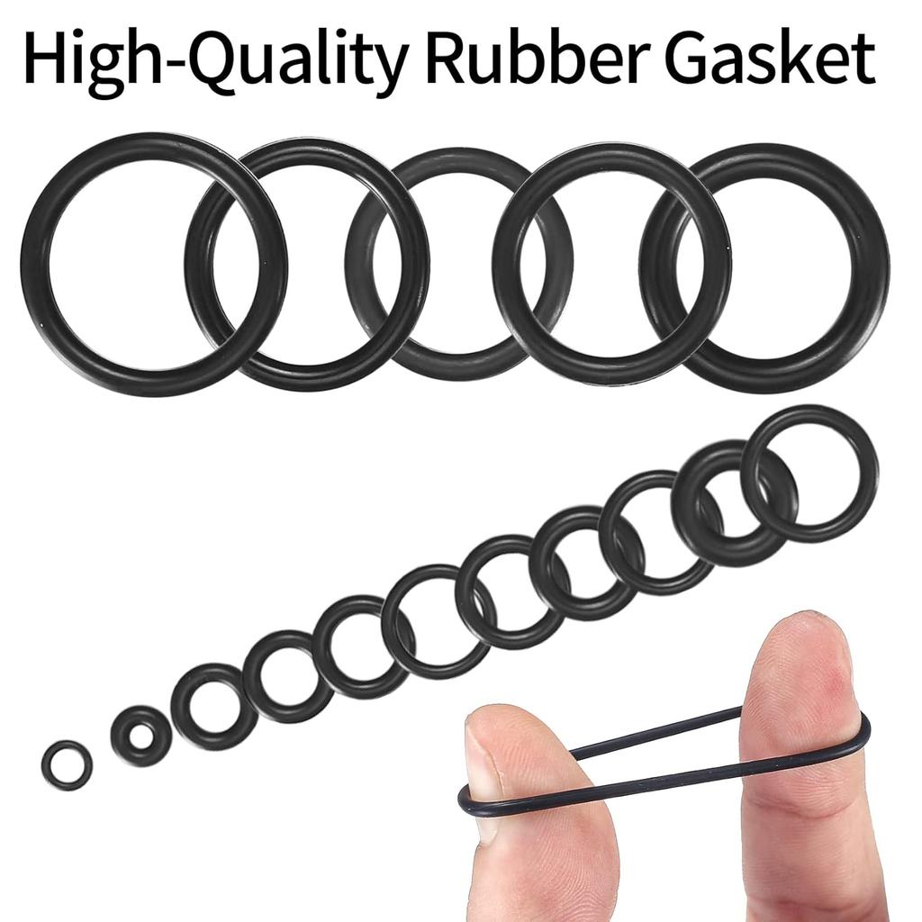 Rubber O-Ring Kitchen Tap Sealing Gaskets Electrical Hydraulic Plumbing Washers Seal O-Ring for Automotive Faucet Assortment Kit