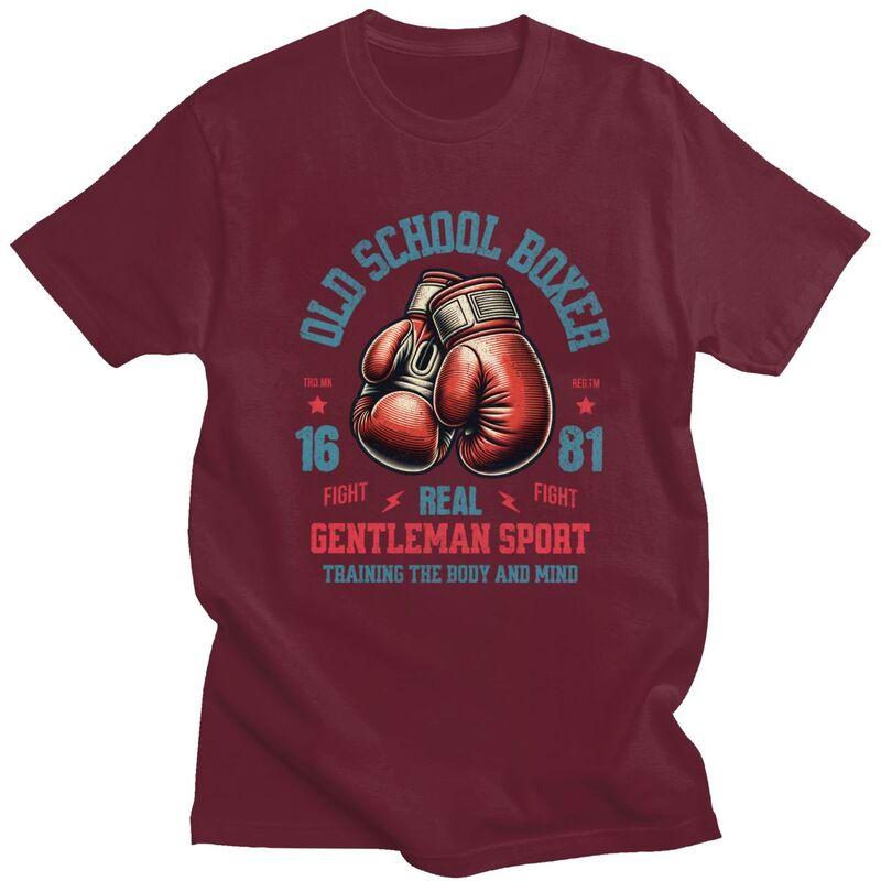 Old School Boxing GentleUnisex Sport T Shirt for Unisex Boxer Lover Tshirt Streetwaer Short Sleeve Tee Shirt