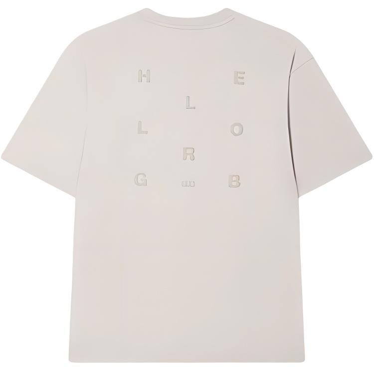 Fila Original Simple Casual Cotton Loose Short Sleeve T-Shirt Men Tops Mugwort-Gray F51M529109F-BG