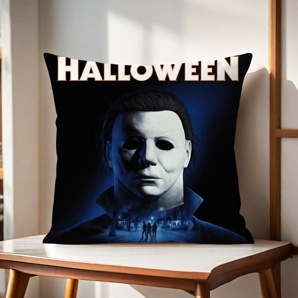 M-Michael Horror Myers Kissenbezug Für Kissen Sofa Druck Dekoration Zimmer Haus Büro Café Auto Nordische Schlichtheit