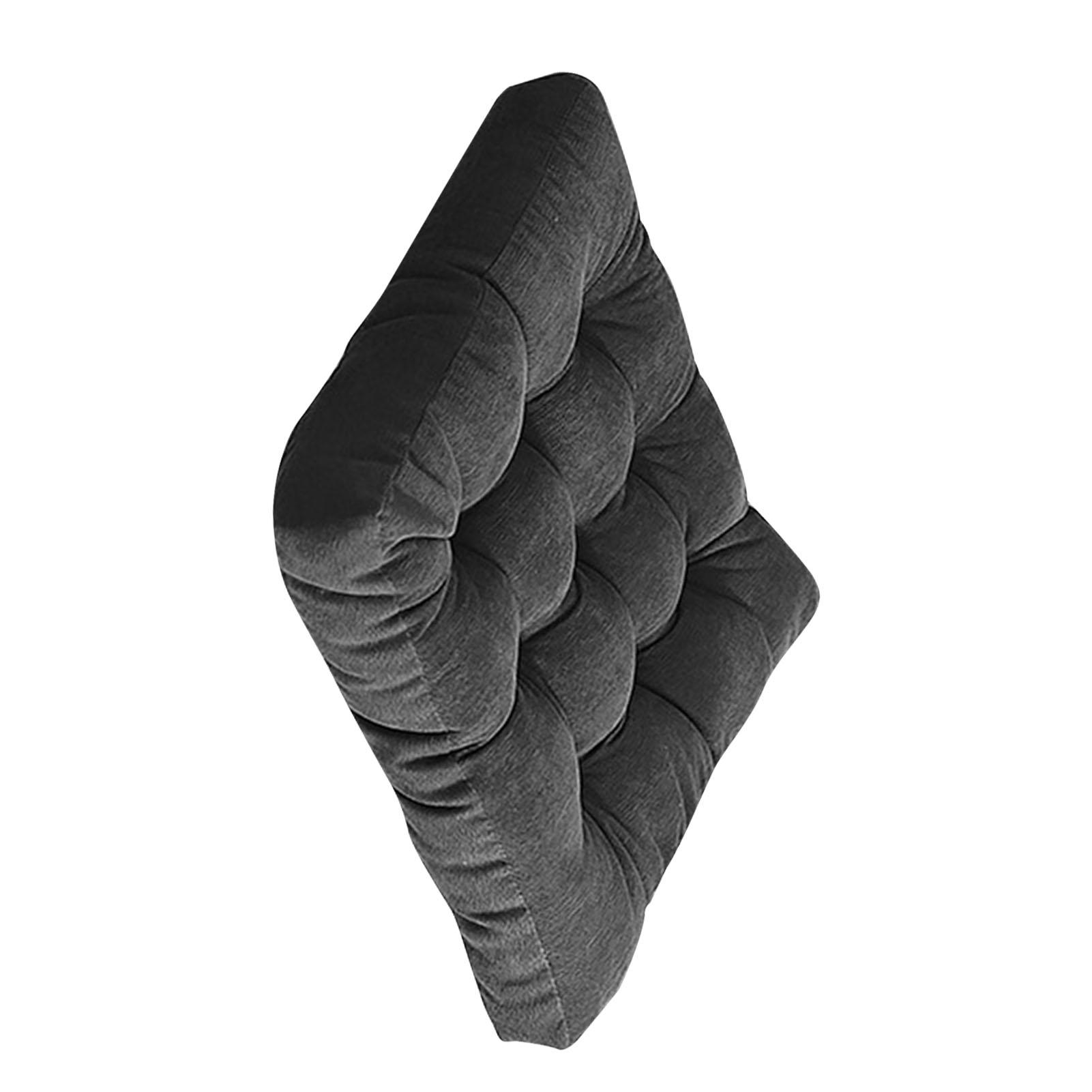 Corduroy Solid Chair Pad Square Floor Tatami Mat Cushion for Dining Chairs Kitchen Indoor Black 40x40cm 40x40cm 1575x1575in чёрный 1200₽