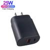 Carregador de Telefone de Alta Qualidade USB Tipo C Carregador Super Rápido 25W PD QC3.1 Adaptador de Energia para Samsung Galaxy S24 S23 Ultra S22