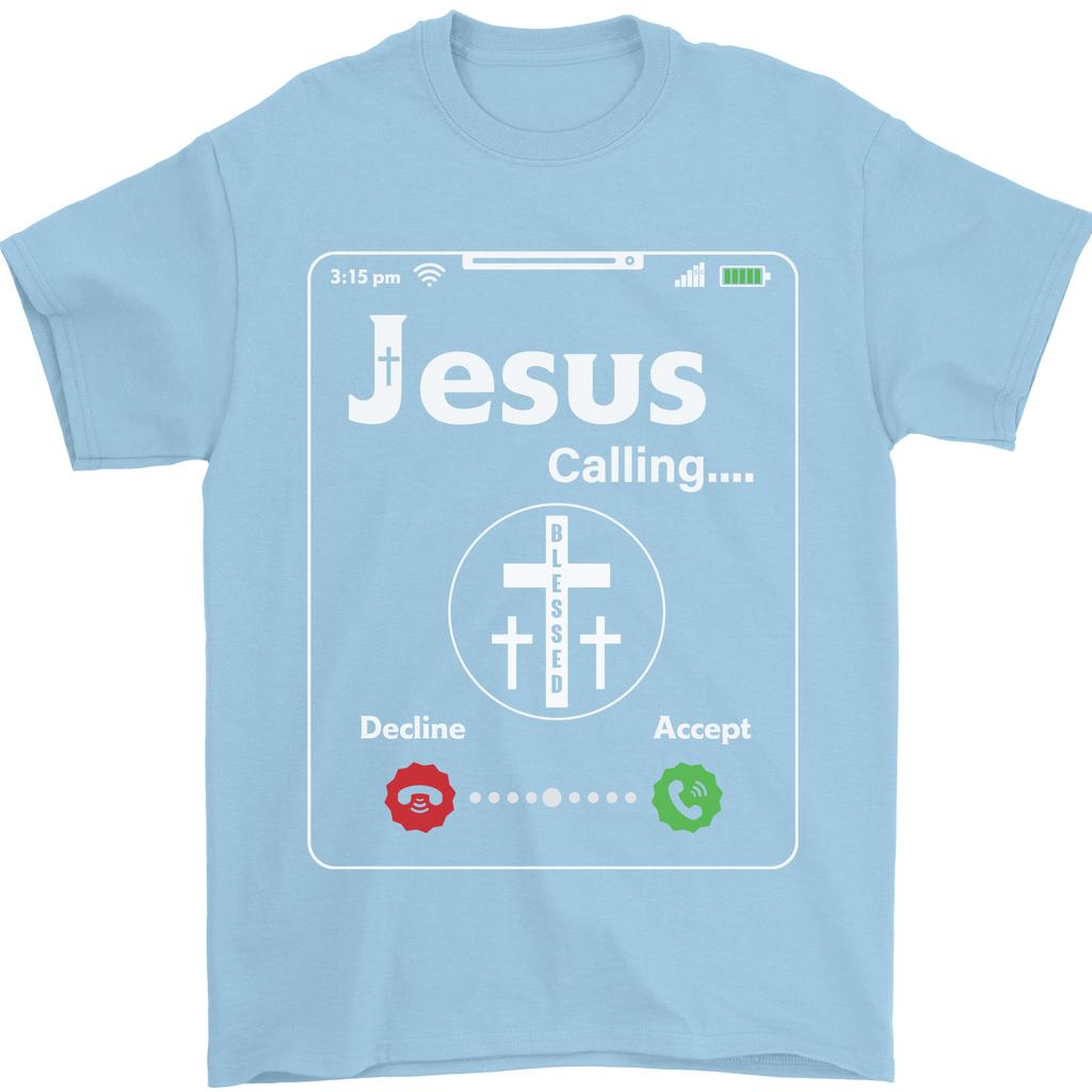 Jesus Is Calling Christian Christianity Unisexs TShirt 100 Cotton