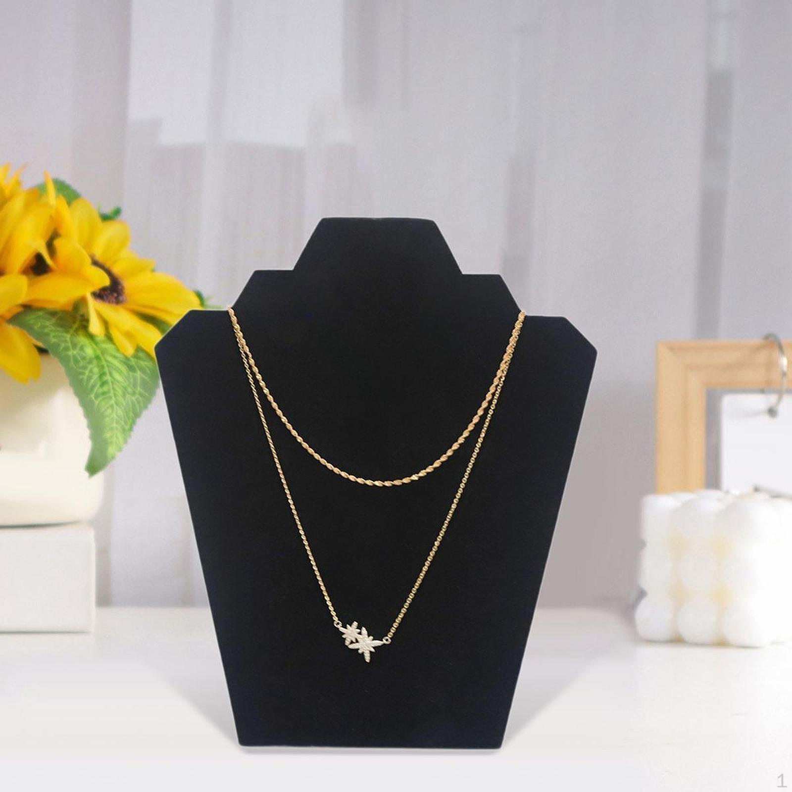 

Фланелевый стеллаж для ювелирных изделий, декоративный мольберт, легкий, с поддержкой спины, подвесной органайзер чёрный