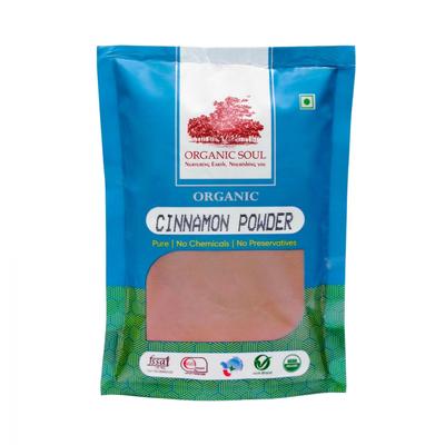 Organic Ground Cinnamon: Natural Antioxidant (100 G), Organic Cinnamon Powder, Organic Soul