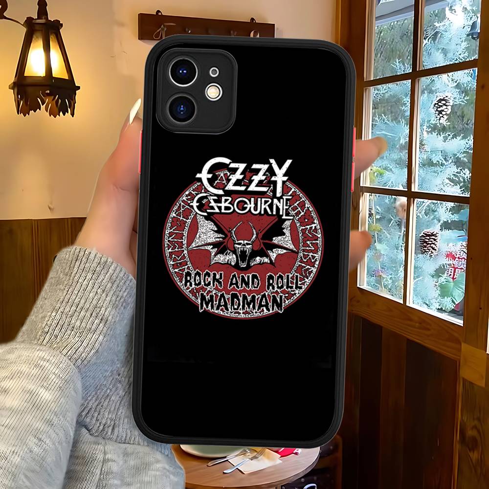 O-Ozzy Osbourne Band Phone Case For IPhone 16 15 14 Plus 15 13 12 11 Pro Max X XS MAX Matte Cover