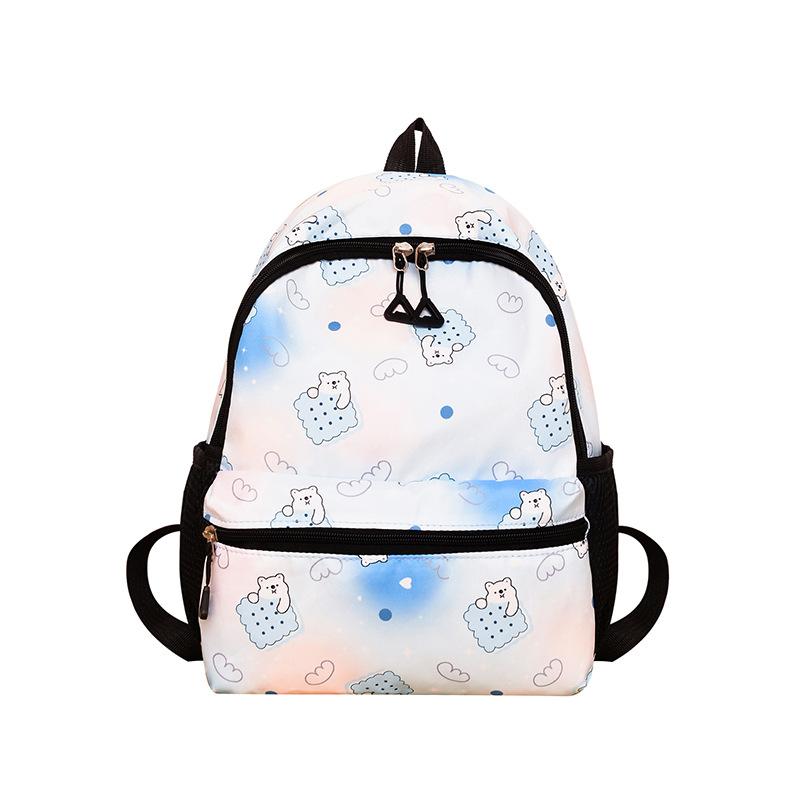 Creative new starry sky schoolbag cross-border cute bear print children's backpack lightweight cartoon primary school backpack