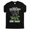 European Sizes Men's "Give Me the Weed and Free My Soul" Graphic T-Shirt - Streetwear Casual Tee with Text Print