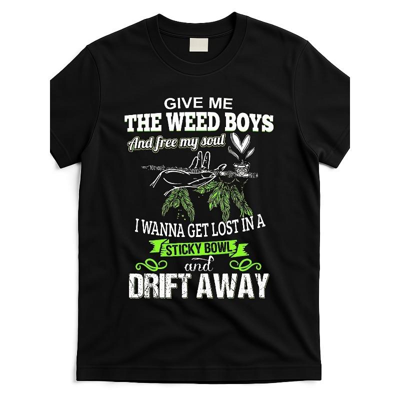 

European sizes Men s Give Me the Weed and Free My Soul Graphic T-Shirt - Streetwear Casual Tee with Text Print 4XL чорний