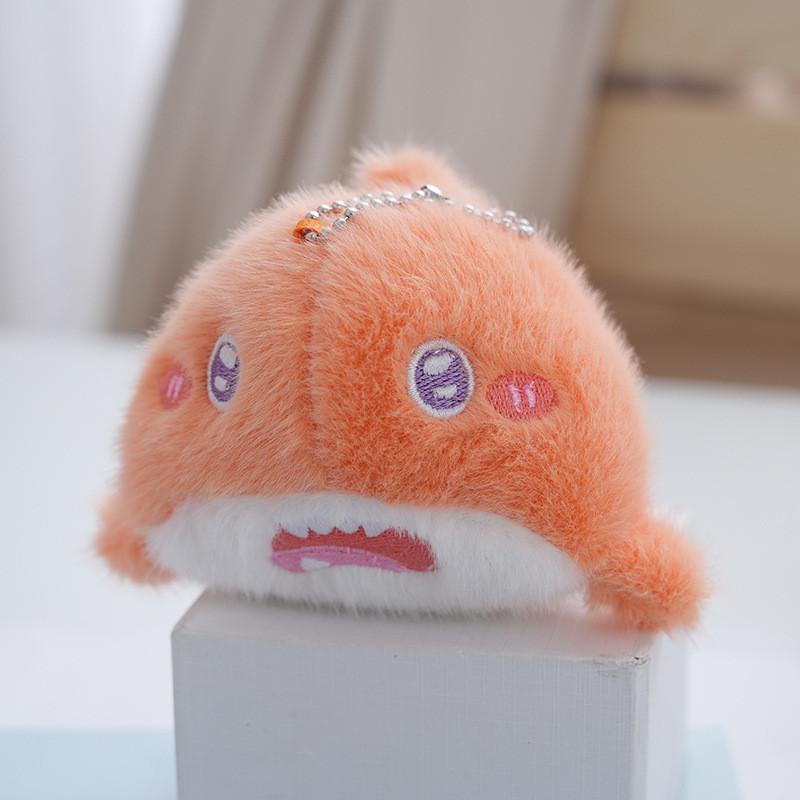 Entzückender Niedlicher Plüsch Ozeantier Quallen Schlüsselanhänger Weiches Spielzeug für Taschen