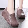 New Thick-soled Shoes with Platform Heels, Casual Single Shoes, One-piece Slip-on, Lazy Shoes, Women's Shoes
