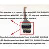 Connecteur LED - RGB - 5050 - 4 broches - 17 cm - Câble d'extension multicolore