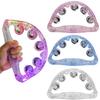 EU SOU Tambourines, LED Light-Up Tambourines, Rainbow Colors, Perfect for Karaoke, Parties, and Events (Set of 3)
