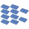 10Pcs Blue Clean Towel Square Soft Microfiber Towel Home Kitchen Cleaning Supplies