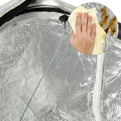 Rosoy Picnic Basket, Thermos Insulated Shopping Basket, Foldable, Waterproof, Insulated, and Foldable for Outdoor Activities, Cherry Blossom Viewing,