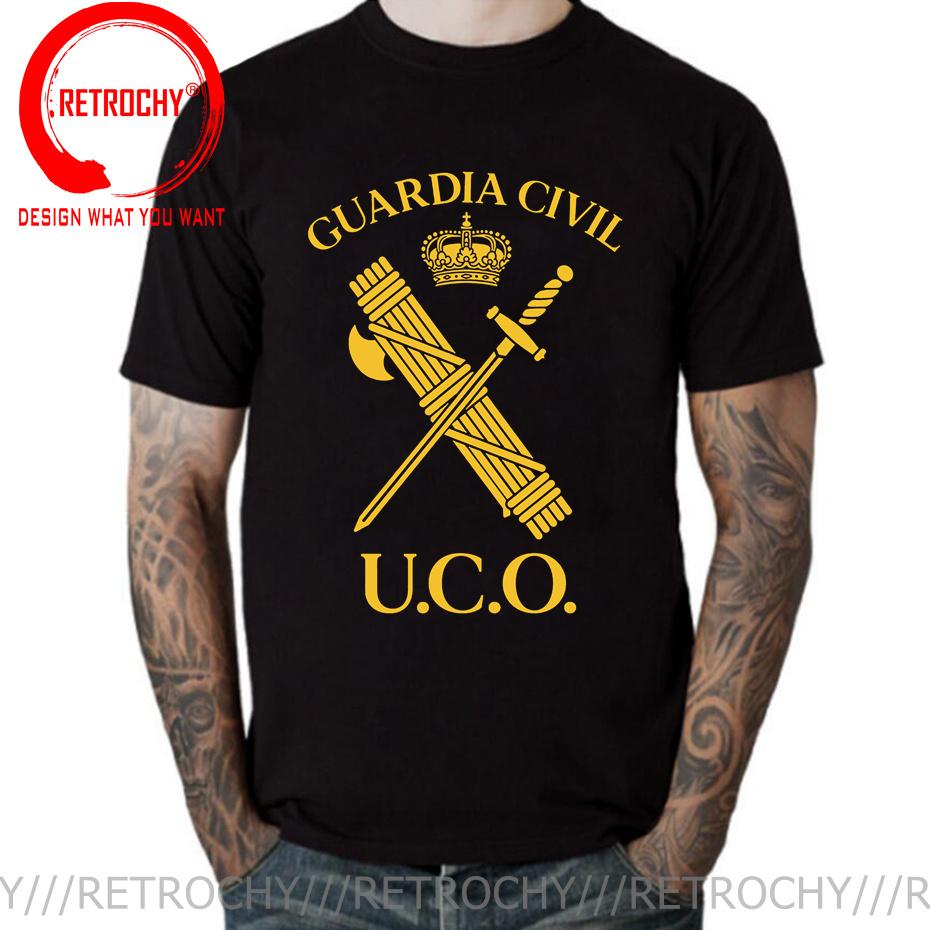 Uco Guardia Civil EspaA PolicA T Shirt Unisex Spain Guardia Civil TShirt Unisex Military Army Summer Streetwear Tops Tee Shirt