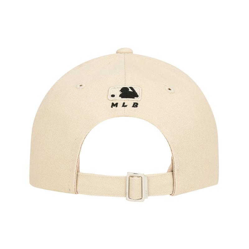 MLB Cotton Baseball Caps CPKP Unisex Black/Beige Fashion 32CPKP941