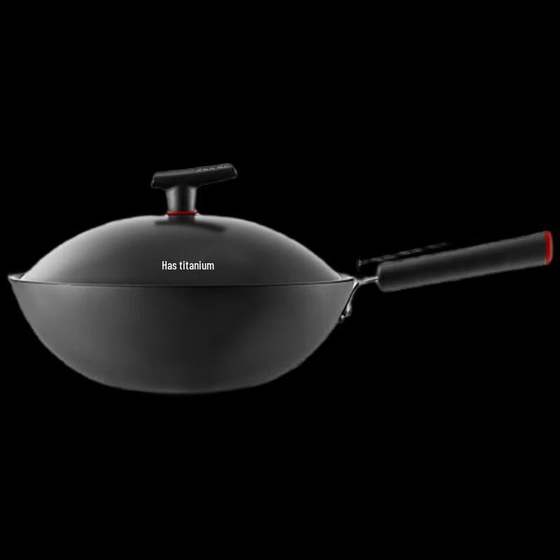 Supor 34cm Coating-Free Fine Iron Non-Stick Wok