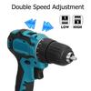 3 in 1 Cordless Electric Impact Drill 150Nm Torque Driver Kit Screwdriver Brushless LED Power Tool