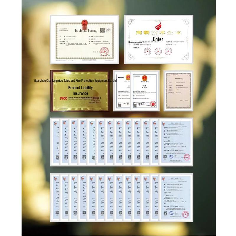 New National Standard Thickened Dry Powder Fire Extinguisher - 1kg/2kg/3kg/4kg/5kg/8kg Handheld