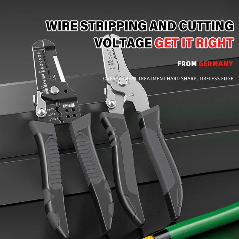 Wire Stripper Tools Multitool Plier Crimper Cable Cutter Multifunctional Stripping Tool Crimping Pliers Terminal