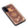 Bewood Wooden Case for Samsung Galaxy A26 5G Wind Rose Merbau