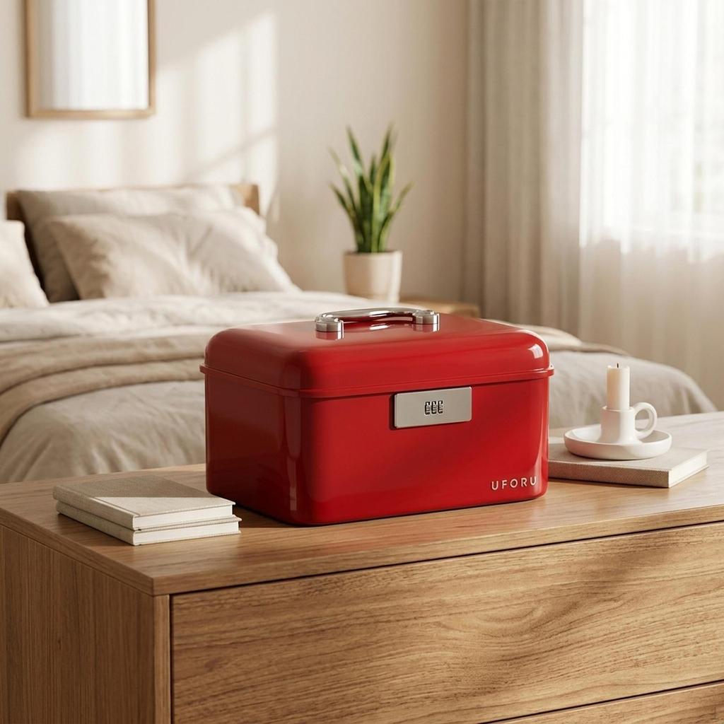 Contenitore Bin Cassa con Serratura Conveniente Elegante Versatile con Serratura per Ufficio