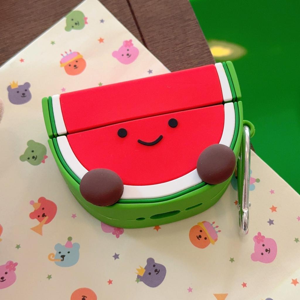 Watermelon expression for AirPods 1 apple bluetooth wireless 1/1/1 generation earphone case cute pro1 silicone women