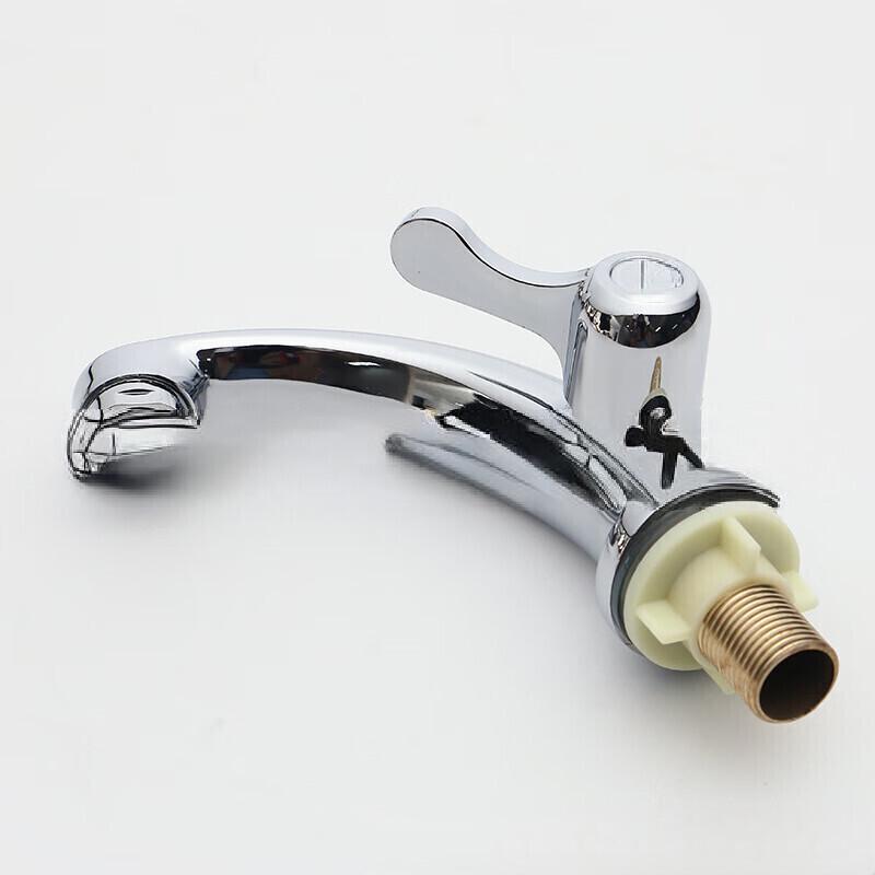 TLXT Curved Basin Single Cold Faucet (2-Pack)