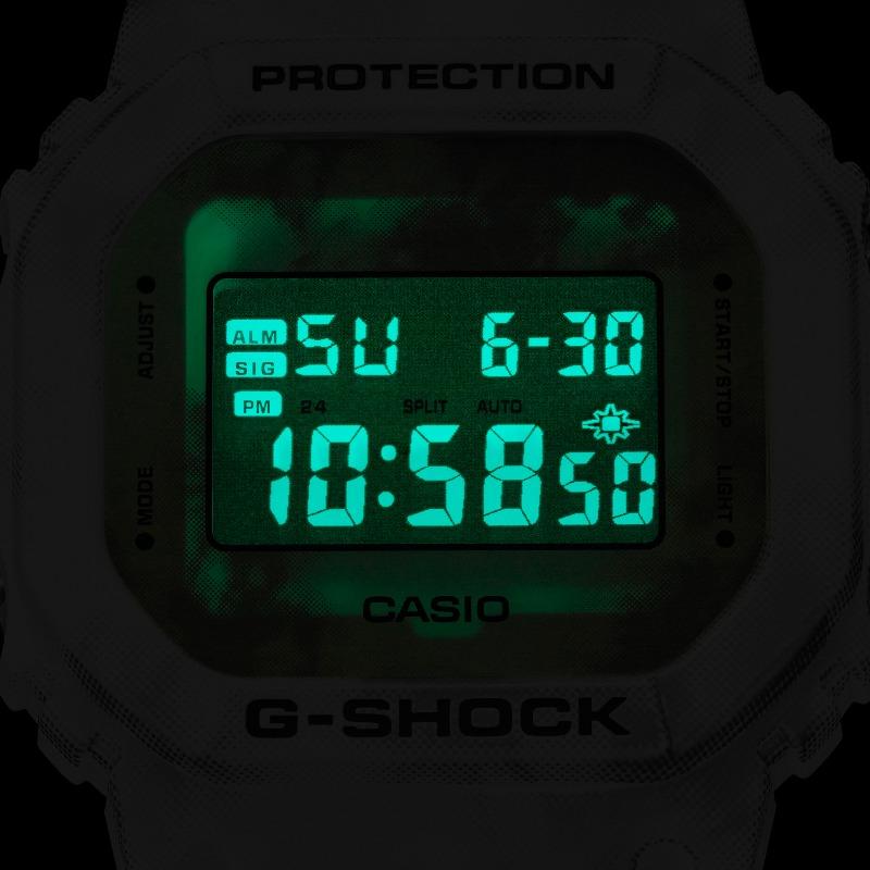 Casio Men's Resin 200M Water Resistant Shock Resistant Alarm Quartz Watch DW-5600GC-7