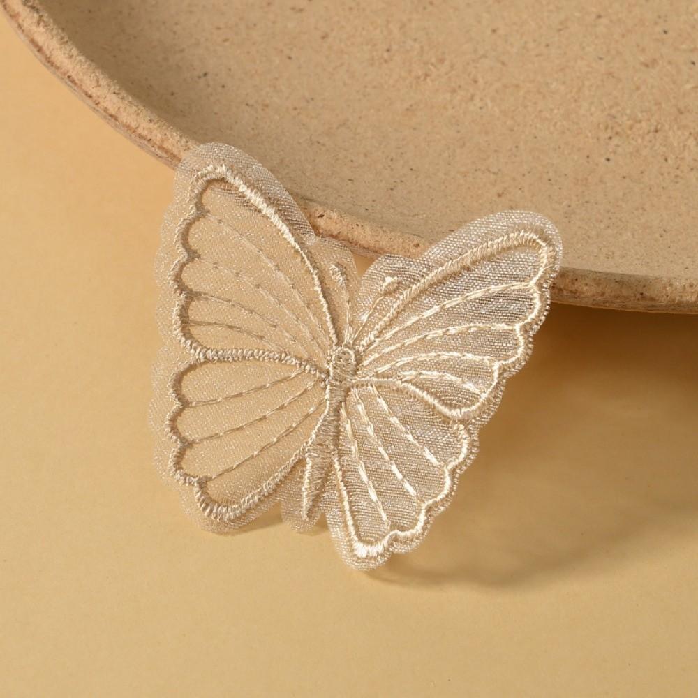 Dreamy Embroidered Mesh Butterfly DIY Handmade Sewing Craft Decoration Lace Patches  for Hat Decor