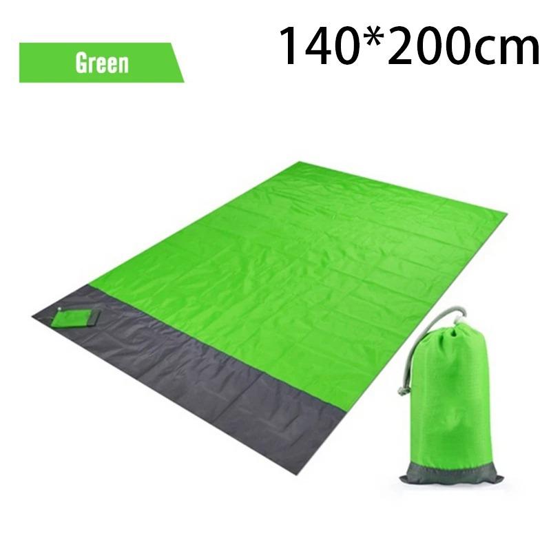 Waterproof Pocket Beach Blanket Folding Camping Mat Mattress Portable Lightweight Mat Outdoor Picnic Mat Sand Beach Mat