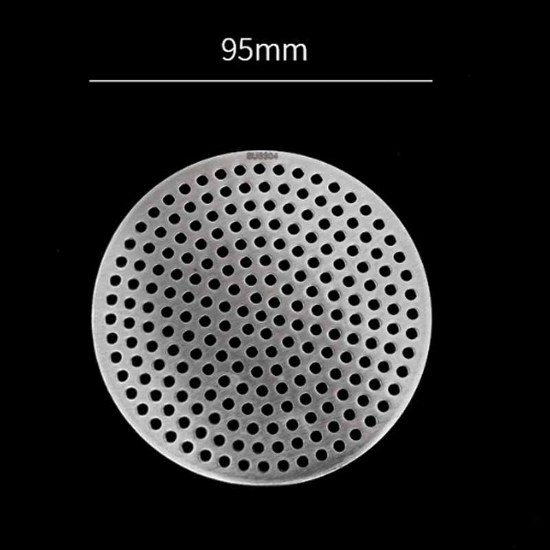 Runde Bodenablaufabdeckung 304 Edelstahl Haarfilter Fänger Stöpsel Netz für Badezimmer Küche WC Geruchshemmende Bodenablaufabdeckung