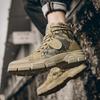Men's Boots Fashion Camouflage Design High Top Boots Breathable Casual Canvas Boot Plush Warm Winter Boots for Men Botas Hombre