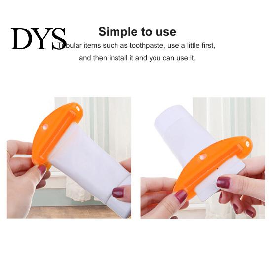 Bathroom Tools 3Pcs Toothpaste Squeezers Ergonomics Colorful Multi-use Plastic Manual Tool Squeezing Universal Face Cleanser Rolling Dispensers